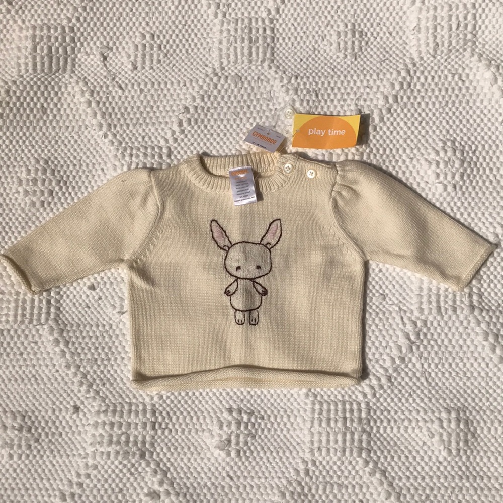 Gymboree Rabbit Bunny Knit Baby Toddler Sweater